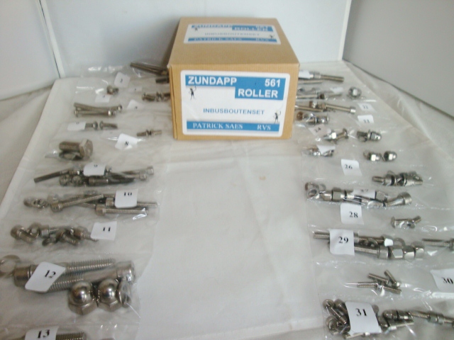 Stainless steel socket bolt kit Zundapp 561 Roller